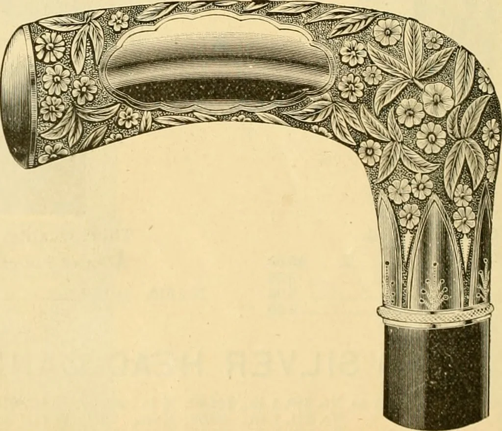 An illustration from 13th annual illustrated catalog, 1889 ... containing illustrations and prices of a few leading and staple styles of diamonds, watches, jewelry, silverware, clocks, canes, umbrellas, opera glasses, gold spectacles, eye glasses, etc., 1889, leaf 273