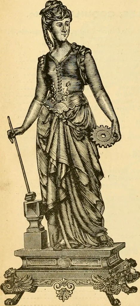 An illustration from 13th annual illustrated catalog, 1889 ... containing illustrations and prices of a few leading and staple styles of diamonds, watches, jewelry, silverware, clocks, canes, umbrellas, opera glasses, gold spectacles, eye glasses, etc., 1889, leaf 281