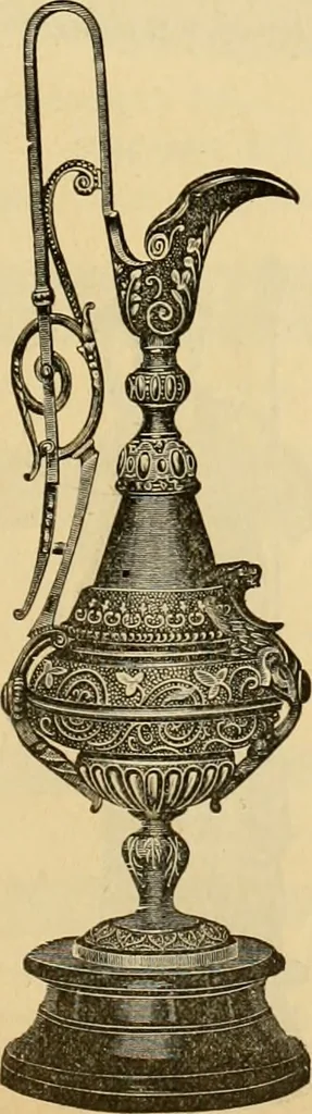 An illustration from 13th annual illustrated catalog, 1889 ... containing illustrations and prices of a few leading and staple styles of diamonds, watches, jewelry, silverware, clocks, canes, umbrellas, opera glasses, gold spectacles, eye glasses, etc., 1889, leaf 284