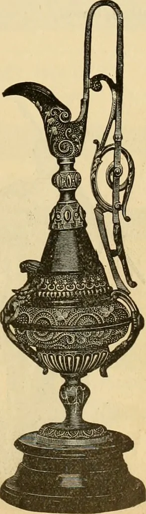 An illustration from 13th annual illustrated catalog, 1889 ... containing illustrations and prices of a few leading and staple styles of diamonds, watches, jewelry, silverware, clocks, canes, umbrellas, opera glasses, gold spectacles, eye glasses, etc., 1889, leaf 284