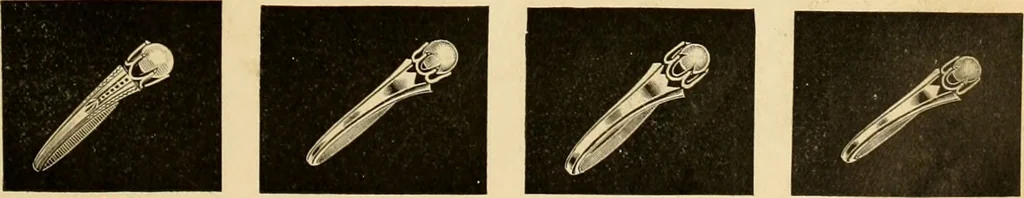 An illustration from 13th annual illustrated catalog, 1889 ... containing illustrations and prices of a few leading and staple styles of diamonds, watches, jewelry, silverware, clocks, canes, umbrellas, opera glasses, gold spectacles, eye glasses, etc., 1889, leaf 300