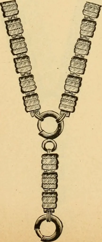 An illustration from 13th annual illustrated catalog, 1889 ... containing illustrations and prices of a few leading and staple styles of diamonds, watches, jewelry, silverware, clocks, canes, umbrellas, opera glasses, gold spectacles, eye glasses, etc., 1889, leaf 332