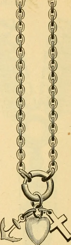 An illustration from 13th annual illustrated catalog, 1889 ... containing illustrations and prices of a few leading and staple styles of diamonds, watches, jewelry, silverware, clocks, canes, umbrellas, opera glasses, gold spectacles, eye glasses, etc., 1889, leaf 335