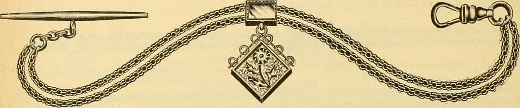An illustration from 13th annual illustrated catalog, 1889 ... containing illustrations and prices of a few leading and staple styles of diamonds, watches, jewelry, silverware, clocks, canes, umbrellas, opera glasses, gold spectacles, eye glasses, etc., 1889, leaf 343