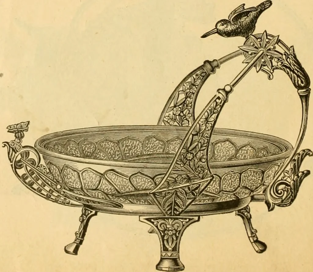 An illustration from 13th annual illustrated catalog, 1889 ... containing illustrations and prices of a few leading and staple styles of diamonds, watches, jewelry, silverware, clocks, canes, umbrellas, opera glasses, gold spectacles, eye glasses, etc., 1889, leaf 37