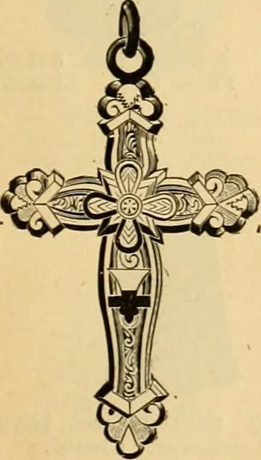 An illustration from 13th annual illustrated catalog, 1889 ... containing illustrations and prices of a few leading and staple styles of diamonds, watches, jewelry, silverware, clocks, canes, umbrellas, opera glasses, gold spectacles, eye glasses, etc., 1889, leaf 372