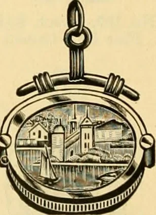 An illustration from 13th annual illustrated catalog, 1889 ... containing illustrations and prices of a few leading and staple styles of diamonds, watches, jewelry, silverware, clocks, canes, umbrellas, opera glasses, gold spectacles, eye glasses, etc., 1889, leaf 379