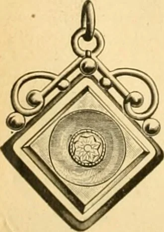 An illustration from 13th annual illustrated catalog, 1889 ... containing illustrations and prices of a few leading and staple styles of diamonds, watches, jewelry, silverware, clocks, canes, umbrellas, opera glasses, gold spectacles, eye glasses, etc., 1889, leaf 391
