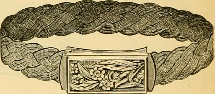 An illustration from 13th annual illustrated catalog, 1889 ... containing illustrations and prices of a few leading and staple styles of diamonds, watches, jewelry, silverware, clocks, canes, umbrellas, opera glasses, gold spectacles, eye glasses, etc., 1889, leaf 407