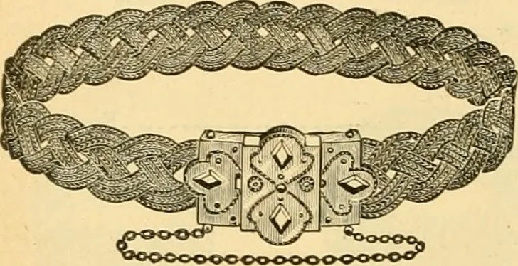 An illustration from 13th annual illustrated catalog, 1889 ... containing illustrations and prices of a few leading and staple styles of diamonds, watches, jewelry, silverware, clocks, canes, umbrellas, opera glasses, gold spectacles, eye glasses, etc., 1889, leaf 407
