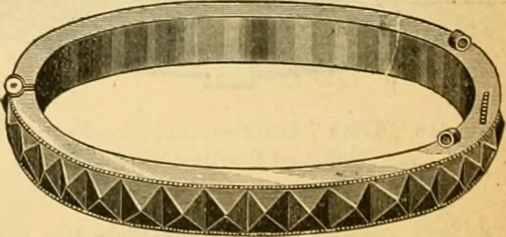 An illustration from 13th annual illustrated catalog, 1889 ... containing illustrations and prices of a few leading and staple styles of diamonds, watches, jewelry, silverware, clocks, canes, umbrellas, opera glasses, gold spectacles, eye glasses, etc., 1889, leaf 407