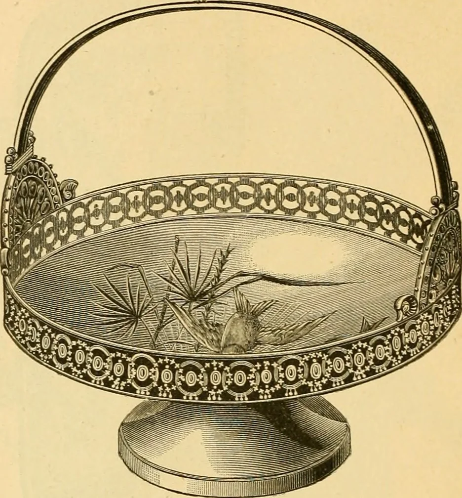 An illustration from 13th annual illustrated catalog, 1889 ... containing illustrations and prices of a few leading and staple styles of diamonds, watches, jewelry, silverware, clocks, canes, umbrellas, opera glasses, gold spectacles, eye glasses, etc., 1889, leaf 41
