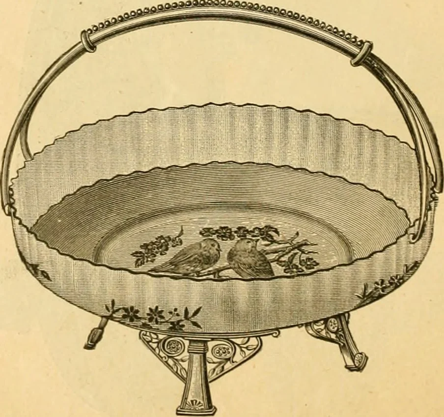 An illustration from 13th annual illustrated catalog, 1889 ... containing illustrations and prices of a few leading and staple styles of diamonds, watches, jewelry, silverware, clocks, canes, umbrellas, opera glasses, gold spectacles, eye glasses, etc., 1889, leaf 41