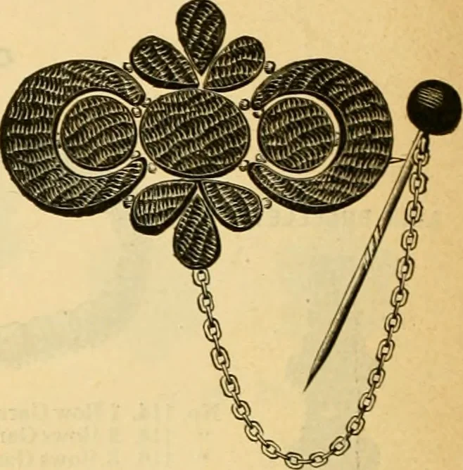 An illustration from 13th annual illustrated catalog, 1889 ... containing illustrations and prices of a few leading and staple styles of diamonds, watches, jewelry, silverware, clocks, canes, umbrellas, opera glasses, gold spectacles, eye glasses, etc., 1889, leaf 419