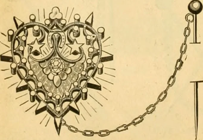 An illustration from 13th annual illustrated catalog, 1889 ... containing illustrations and prices of a few leading and staple styles of diamonds, watches, jewelry, silverware, clocks, canes, umbrellas, opera glasses, gold spectacles, eye glasses, etc., 1889, leaf 433