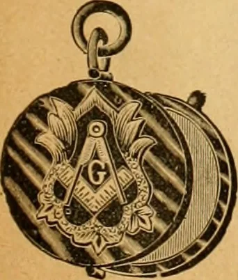 An illustration from 13th annual illustrated catalog, 1889 ... containing illustrations and prices of a few leading and staple styles of diamonds, watches, jewelry, silverware, clocks, canes, umbrellas, opera glasses, gold spectacles, eye glasses, etc., 1889, leaf 466