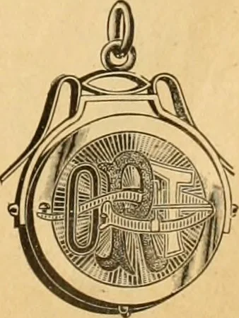 An illustration from 13th annual illustrated catalog, 1889 ... containing illustrations and prices of a few leading and staple styles of diamonds, watches, jewelry, silverware, clocks, canes, umbrellas, opera glasses, gold spectacles, eye glasses, etc., 1889, leaf 466