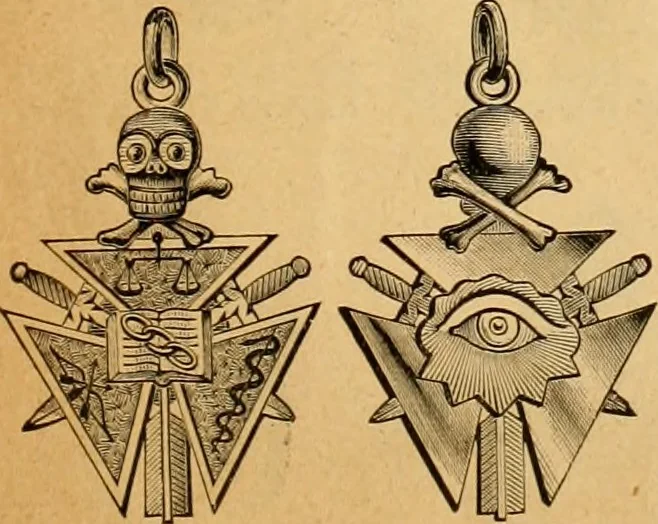 An illustration from 13th annual illustrated catalog, 1889 ... containing illustrations and prices of a few leading and staple styles of diamonds, watches, jewelry, silverware, clocks, canes, umbrellas, opera glasses, gold spectacles, eye glasses, etc., 1889, leaf 470