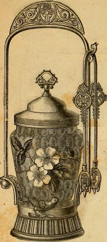 An illustration from 13th annual illustrated catalog, 1889 ... containing illustrations and prices of a few leading and staple styles of diamonds, watches, jewelry, silverware, clocks, canes, umbrellas, opera glasses, gold spectacles, eye glasses, etc., 1889, leaf 56