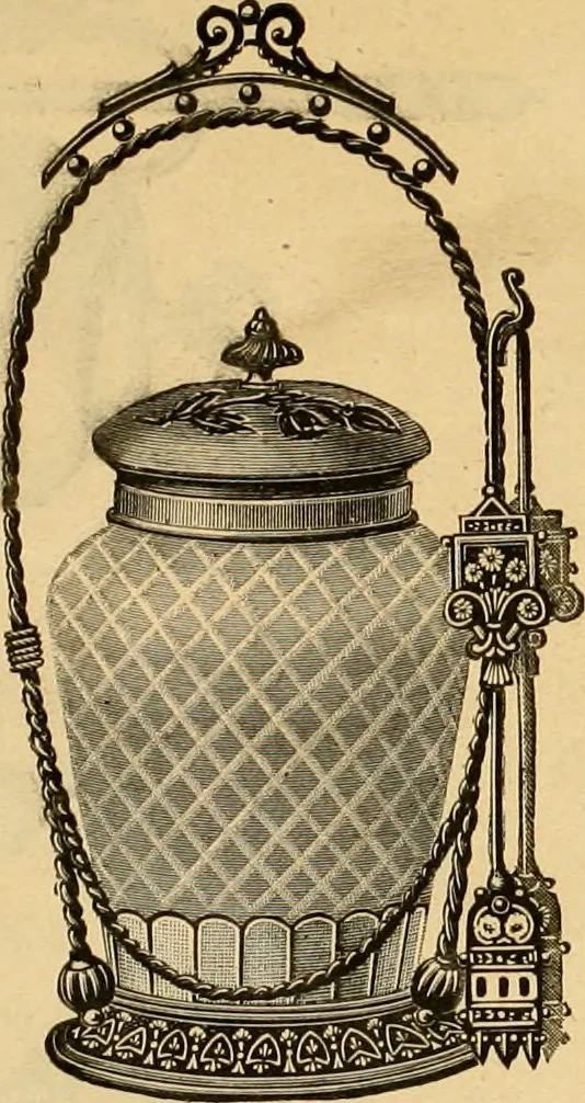 An illustration from 13th annual illustrated catalog, 1889 ... containing illustrations and prices of a few leading and staple styles of diamonds, watches, jewelry, silverware, clocks, canes, umbrellas, opera glasses, gold spectacles, eye glasses, etc., 1889, leaf 56