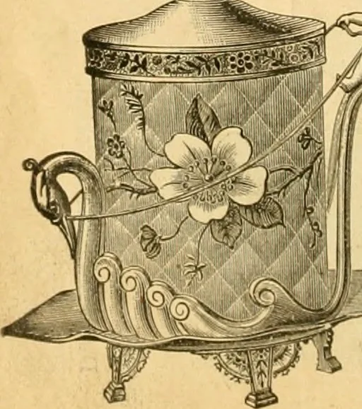 An illustration from 13th annual illustrated catalog, 1889 ... containing illustrations and prices of a few leading and staple styles of diamonds, watches, jewelry, silverware, clocks, canes, umbrellas, opera glasses, gold spectacles, eye glasses, etc., 1889, leaf 57