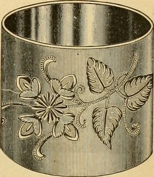 An illustration from 13th annual illustrated catalog, 1889 ... containing illustrations and prices of a few leading and staple styles of diamonds, watches, jewelry, silverware, clocks, canes, umbrellas, opera glasses, gold spectacles, eye glasses, etc., 1889, leaf 62