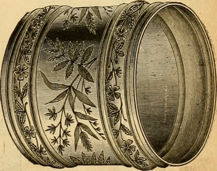An illustration from 13th annual illustrated catalog, 1889 ... containing illustrations and prices of a few leading and staple styles of diamonds, watches, jewelry, silverware, clocks, canes, umbrellas, opera glasses, gold spectacles, eye glasses, etc., 1889, leaf 66