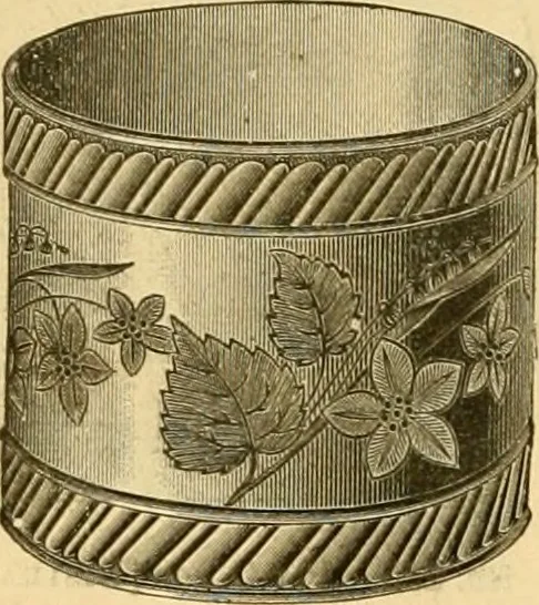 An illustration from 13th annual illustrated catalog, 1889 ... containing illustrations and prices of a few leading and staple styles of diamonds, watches, jewelry, silverware, clocks, canes, umbrellas, opera glasses, gold spectacles, eye glasses, etc., 1889, leaf 67