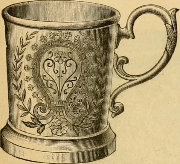 An illustration from 13th annual illustrated catalog, 1889 ... containing illustrations and prices of a few leading and staple styles of diamonds, watches, jewelry, silverware, clocks, canes, umbrellas, opera glasses, gold spectacles, eye glasses, etc., 1889, leaf 68