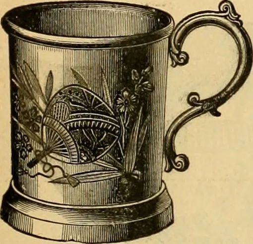 An illustration from 13th annual illustrated catalog, 1889 ... containing illustrations and prices of a few leading and staple styles of diamonds, watches, jewelry, silverware, clocks, canes, umbrellas, opera glasses, gold spectacles, eye glasses, etc., 1889, leaf 68