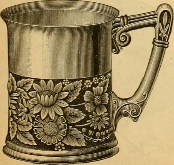 An illustration from 13th annual illustrated catalog, 1889 ... containing illustrations and prices of a few leading and staple styles of diamonds, watches, jewelry, silverware, clocks, canes, umbrellas, opera glasses, gold spectacles, eye glasses, etc., 1889, leaf 70