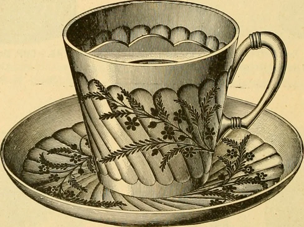 An illustration from 13th annual illustrated catalog, 1889 ... containing illustrations and prices of a few leading and staple styles of diamonds, watches, jewelry, silverware, clocks, canes, umbrellas, opera glasses, gold spectacles, eye glasses, etc., 1889, leaf 71