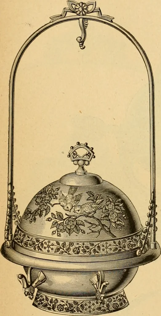 An illustration from 13th annual illustrated catalog, 1889 ... containing illustrations and prices of a few leading and staple styles of diamonds, watches, jewelry, silverware, clocks, canes, umbrellas, opera glasses, gold spectacles, eye glasses, etc., 1889, leaf 72