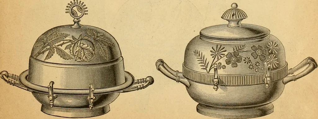 An illustration from 13th annual illustrated catalog, 1889 ... containing illustrations and prices of a few leading and staple styles of diamonds, watches, jewelry, silverware, clocks, canes, umbrellas, opera glasses, gold spectacles, eye glasses, etc., 1889, leaf 72