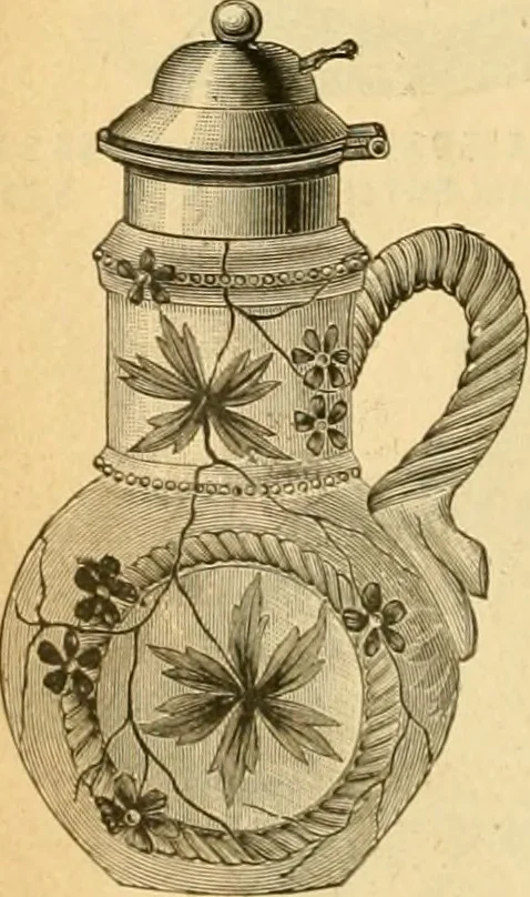 An illustration from 13th annual illustrated catalog, 1889 ... containing illustrations and prices of a few leading and staple styles of diamonds, watches, jewelry, silverware, clocks, canes, umbrellas, opera glasses, gold spectacles, eye glasses, etc., 1889, leaf 75
