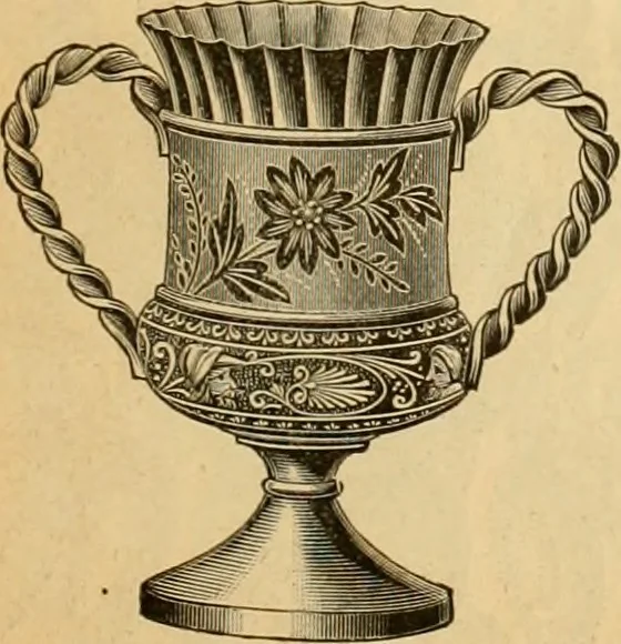 An illustration from 13th annual illustrated catalog, 1889 ... containing illustrations and prices of a few leading and staple styles of diamonds, watches, jewelry, silverware, clocks, canes, umbrellas, opera glasses, gold spectacles, eye glasses, etc., 1889, leaf 76