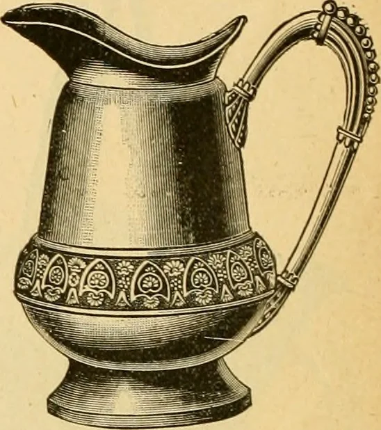 An illustration from 13th annual illustrated catalog, 1889 ... containing illustrations and prices of a few leading and staple styles of diamonds, watches, jewelry, silverware, clocks, canes, umbrellas, opera glasses, gold spectacles, eye glasses, etc., 1889, leaf 77