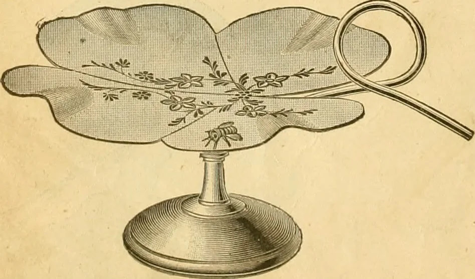 An illustration from 13th annual illustrated catalog, 1889 ... containing illustrations and prices of a few leading and staple styles of diamonds, watches, jewelry, silverware, clocks, canes, umbrellas, opera glasses, gold spectacles, eye glasses, etc., 1889, leaf 83