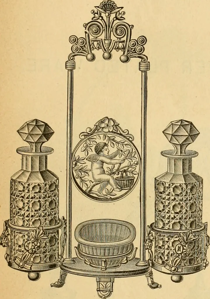 An illustration from 13th annual illustrated catalog, 1889 ... containing illustrations and prices of a few leading and staple styles of diamonds, watches, jewelry, silverware, clocks, canes, umbrellas, opera glasses, gold spectacles, eye glasses, etc., 1889, leaf 86