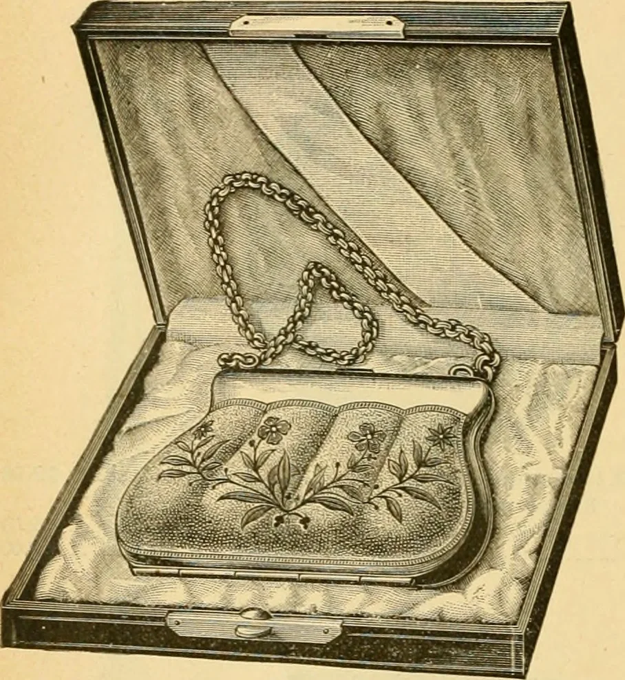 An illustration from 13th annual illustrated catalog, 1889 ... containing illustrations and prices of a few leading and staple styles of diamonds, watches, jewelry, silverware, clocks, canes, umbrellas, opera glasses, gold spectacles, eye glasses, etc., 1889, leaf 93