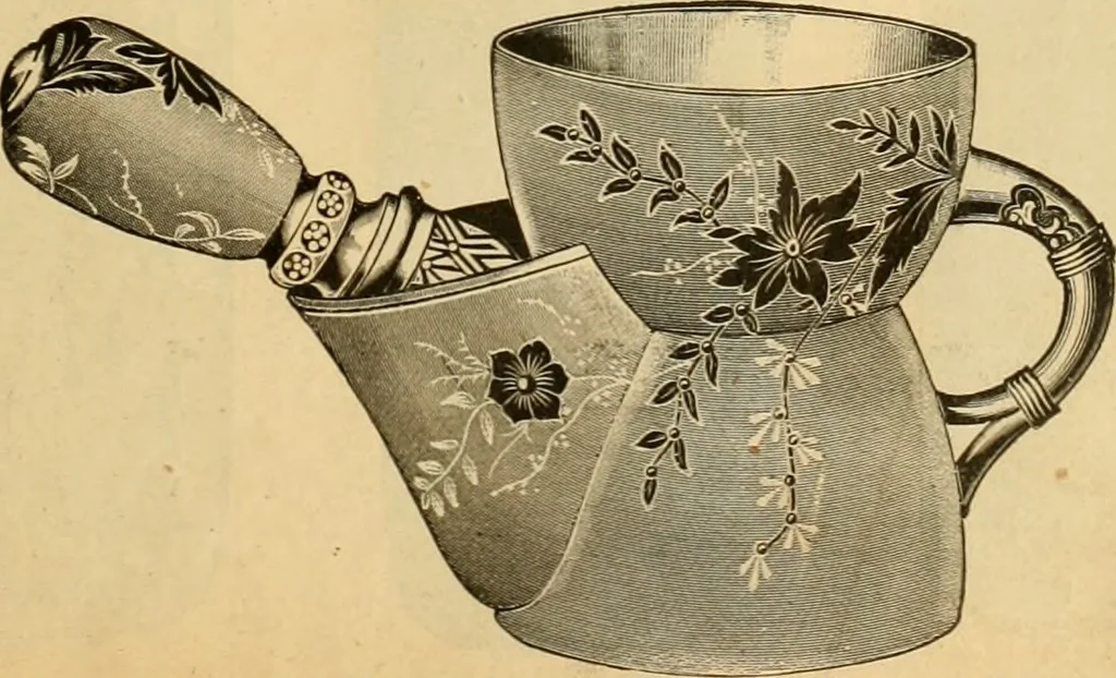 An illustration from 13th annual illustrated catalog, 1889 ... containing illustrations and prices of a few leading and staple styles of diamonds, watches, jewelry, silverware, clocks, canes, umbrellas, opera glasses, gold spectacles, eye glasses, etc., 1889, leaf 96