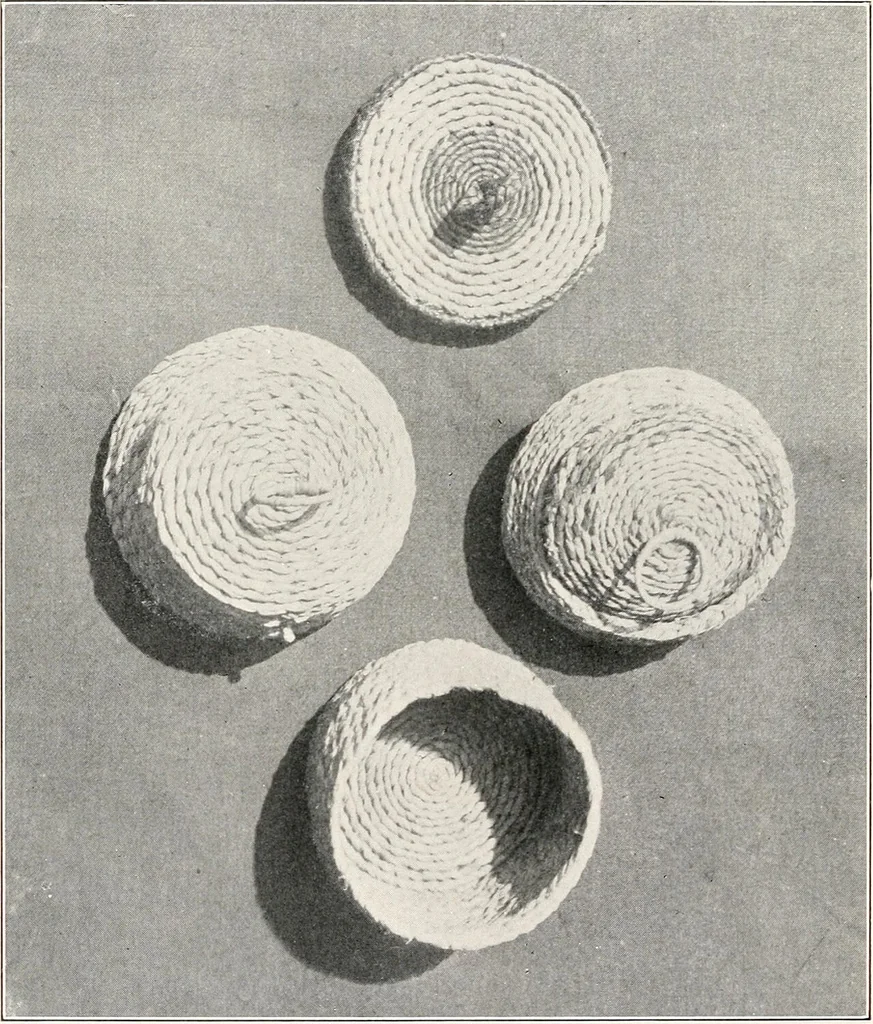 An illustration from How to make Indian and other baskets, 1903, leaf 55