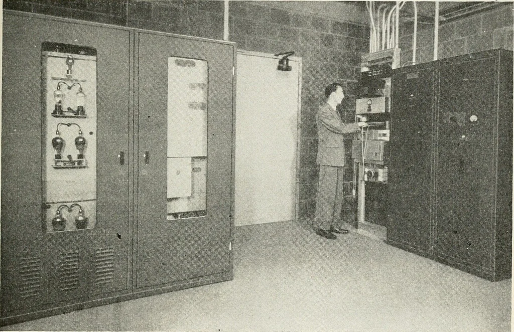 An illustration from Bell telephone magazine, 1922, leaf 68