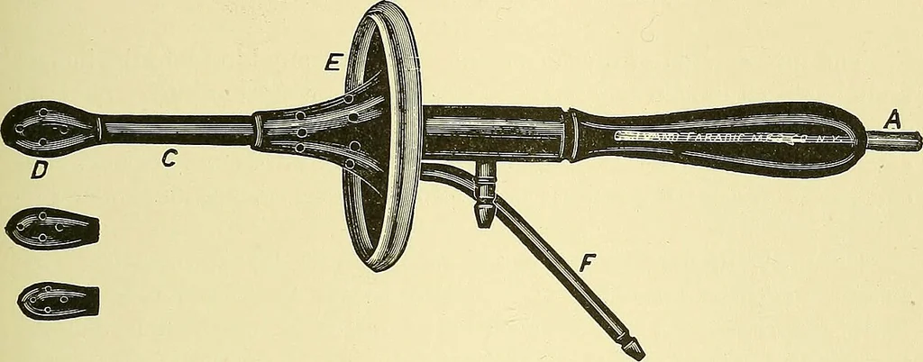 An illustration from The medical and surgical uses of electricity : including the X-ray, Finsen light, vibratory therapeutics, and high-frequency currents, 1903, leaf 606