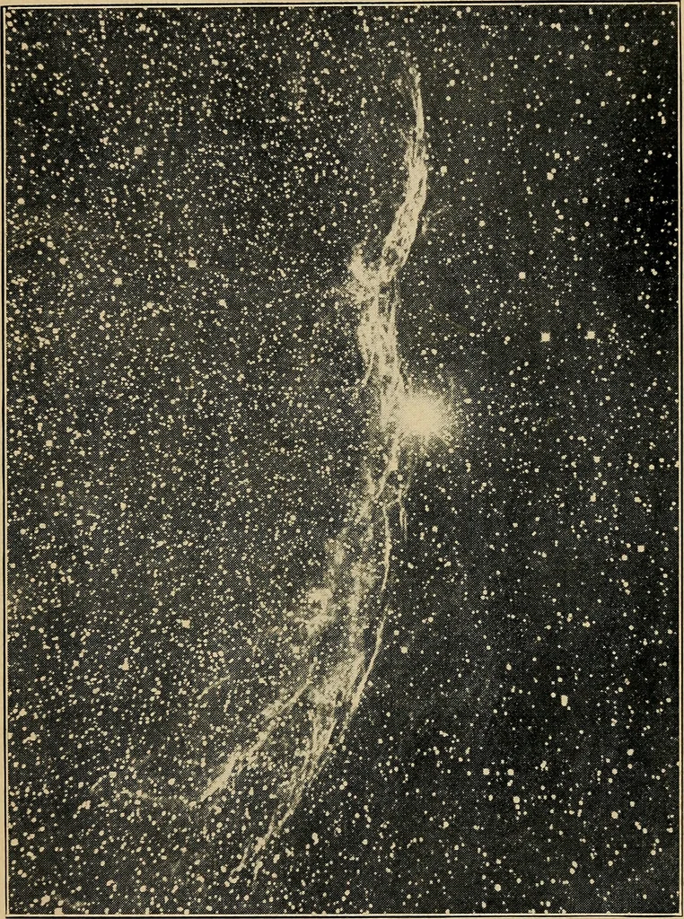 An illustration from Astronomy and the Bible;, 1919, leaf 56