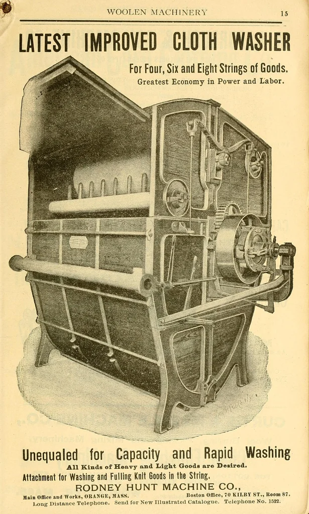 An illustration from Official American textile directory; containing reports of all the textile manufacturing establishments in the United States and Canada, together with the yarn trade index ... Comp. annually by the Textile world journal, 1901, leaf 16