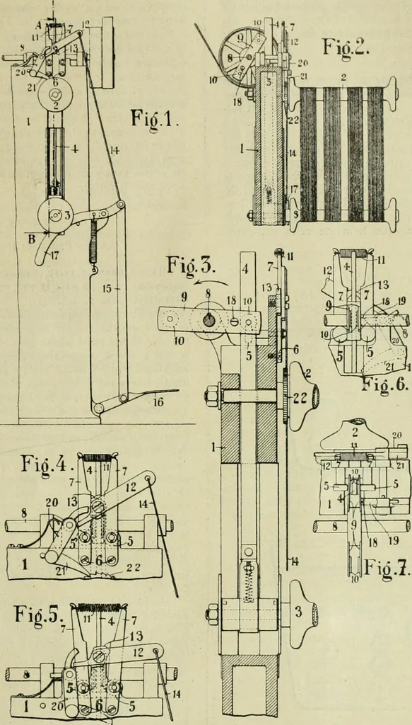 An illustration from Revue générale des matières colorantes et de leurs applications aux textiles, 1908, leaf 406