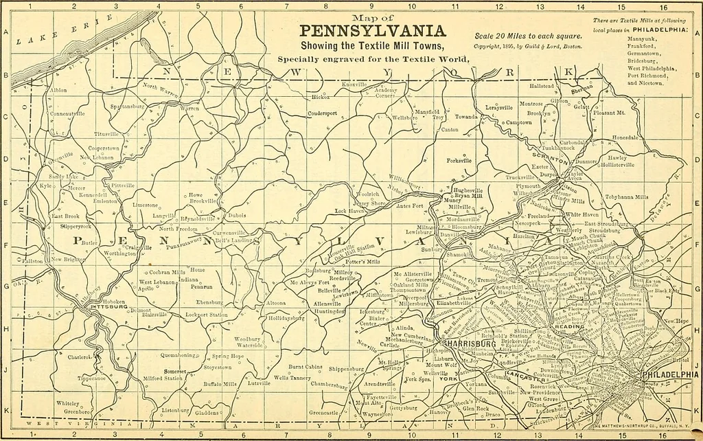 An illustration from Official American textile directory; containing reports of all the textile manufacturing establishments in the United States and Canada, together with the yarn trade index ... Comp. annually by the Textile world journal, 1901, leaf 227