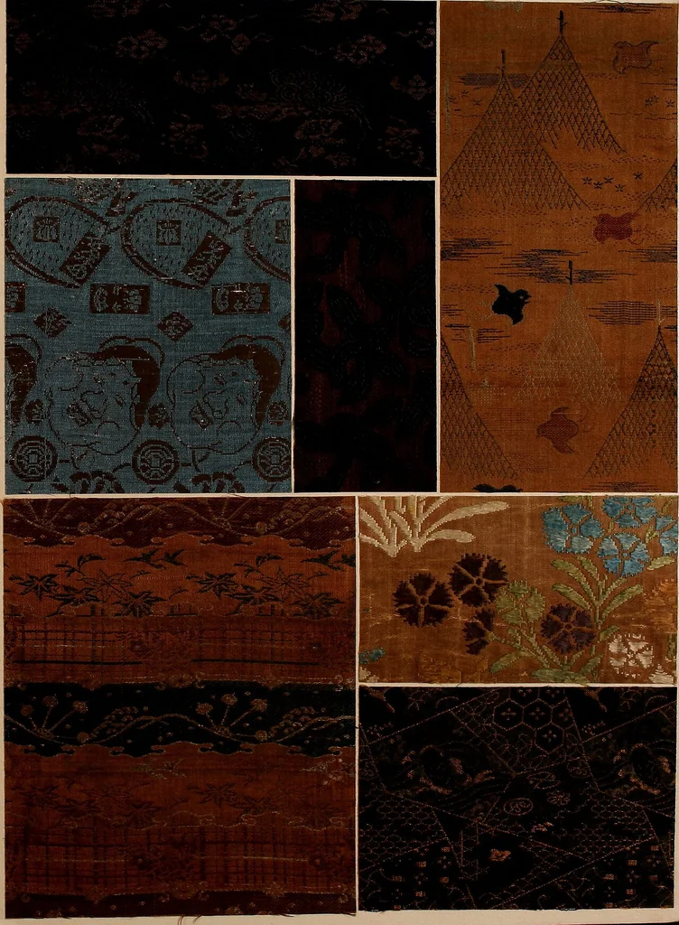 An illustration from (Oriental textile samples, 1700, leaf 16