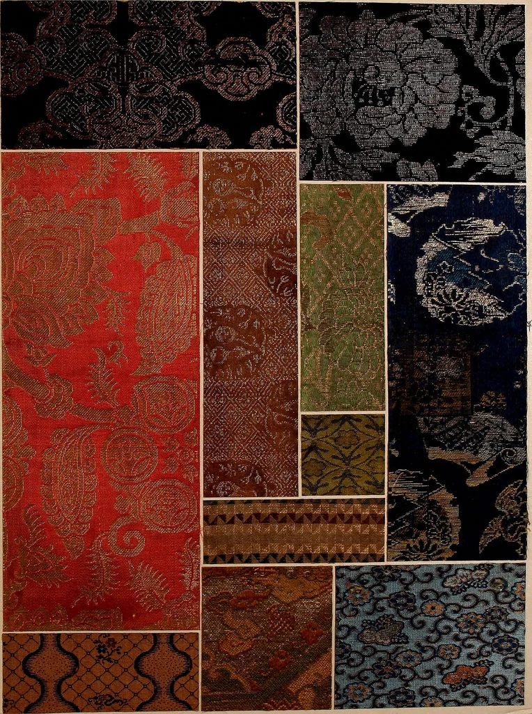 An illustration from (Oriental textile samples, 1700, leaf 34